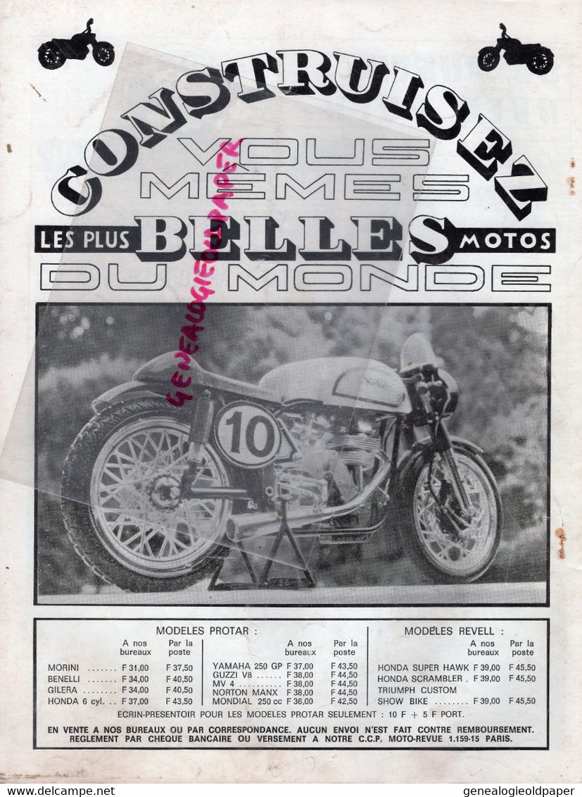 MOTO REVUE- 1969-N° 1946-READ CARRUTHERS-IMOLA-BOL D' OR MONTLHERY-VELOSOLEX-MONTESA-AGOSTINI-JOHN COOPER-SCHAUZU BMW - Motorrad