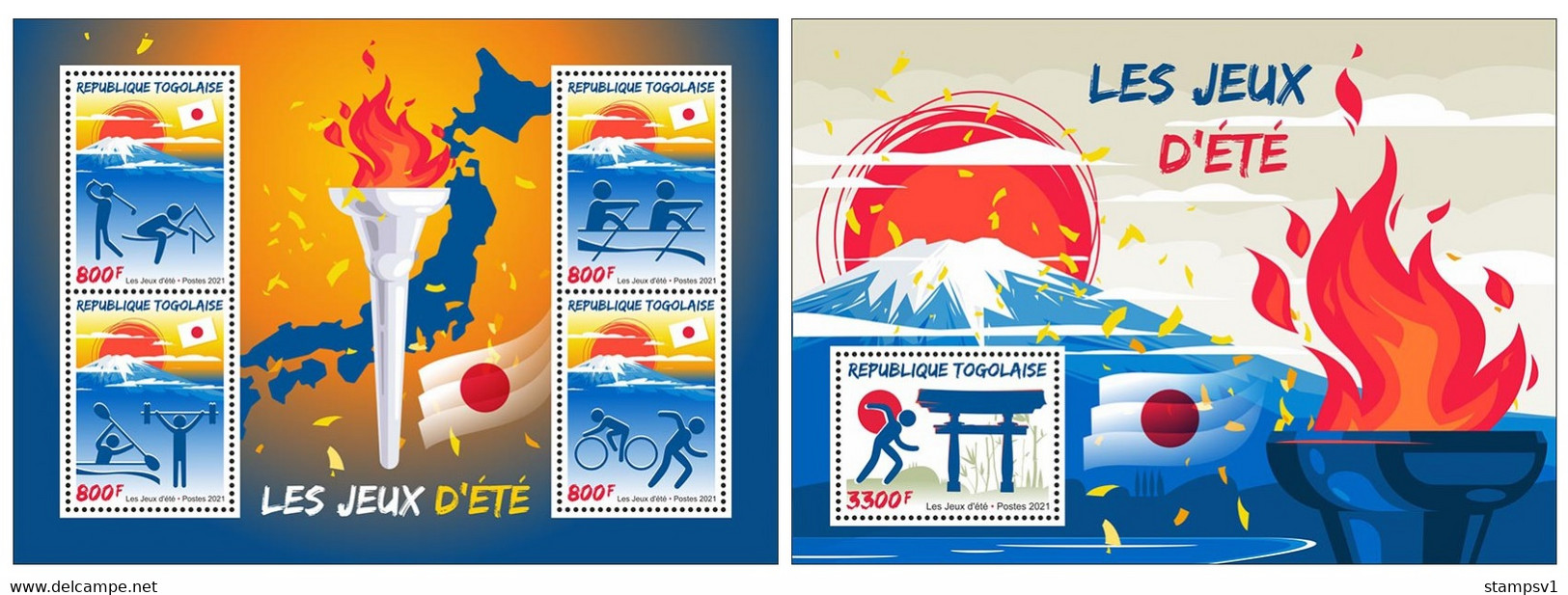 Togo  2021 Summer Games Of Tokyo.  (427) OFFICIAL ISSUE - Eté 2020 : Tokyo