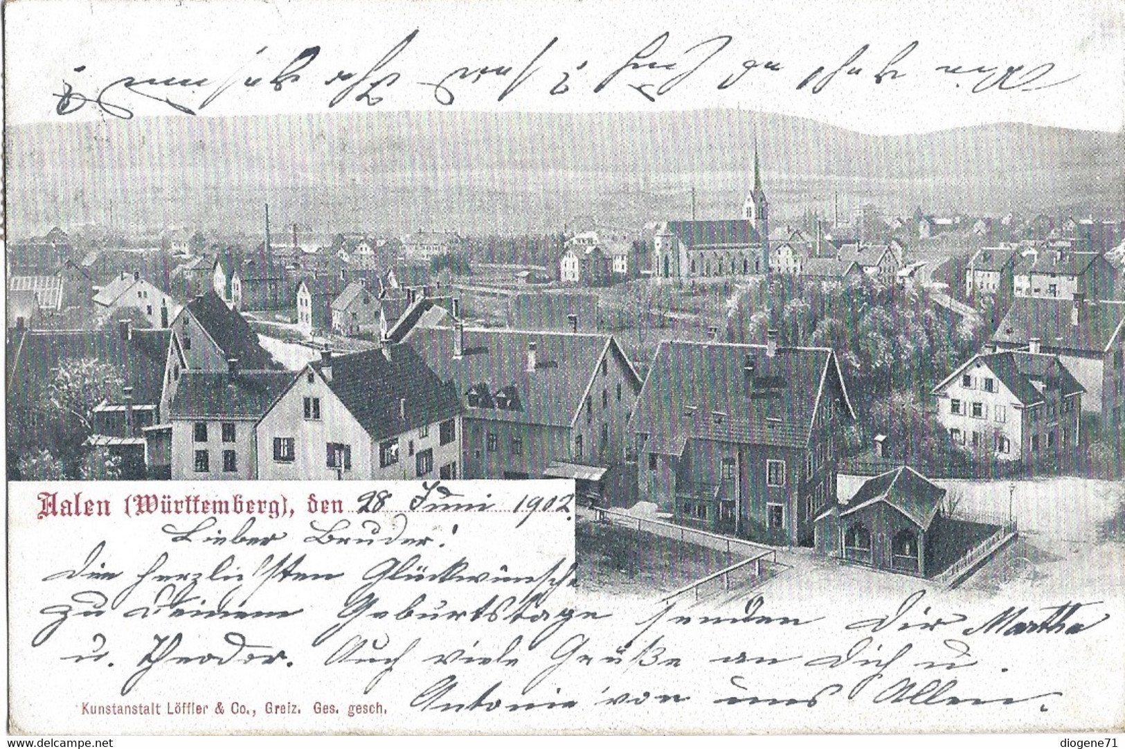 Aalen Württemberg 1902 - Aalen