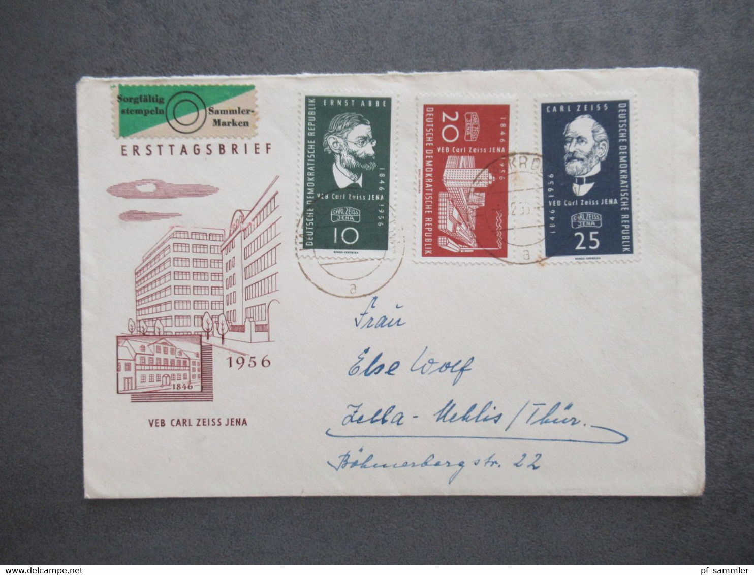 DDR ab 1954 Belegeposten mit 32 Stück Sonderbelege / Sonder PK / FDC Leipziger Messe usw. Stöberposten!