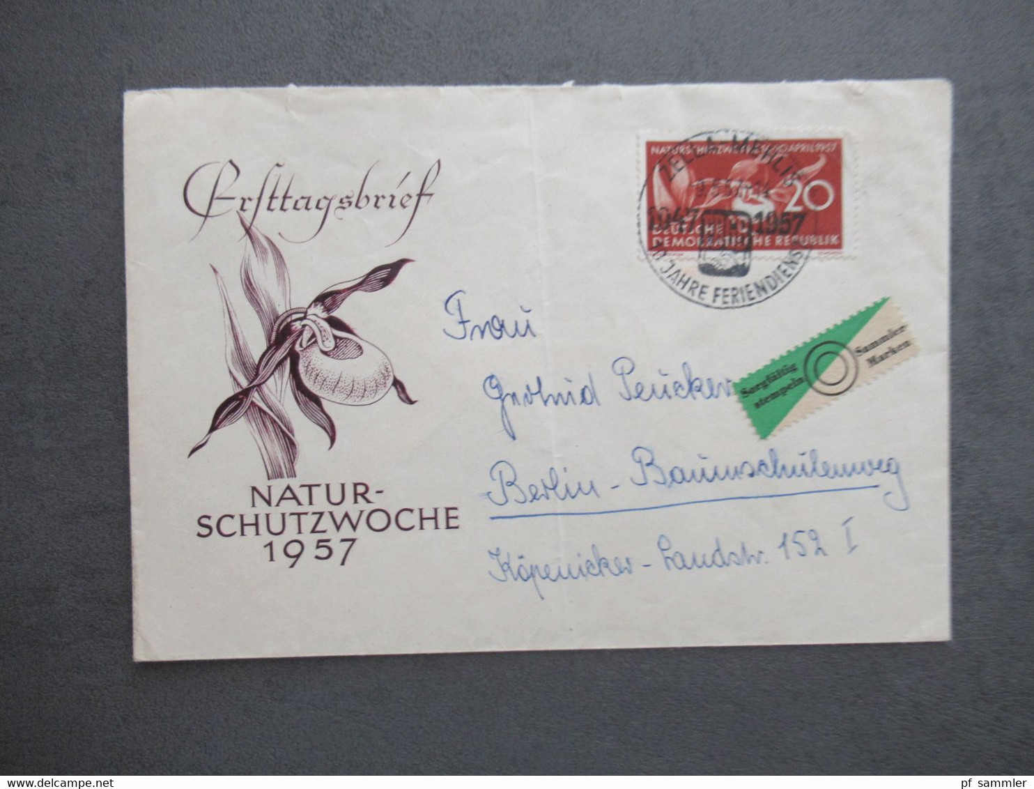 DDR ab 1954 Belegeposten mit 32 Stück Sonderbelege / Sonder PK / FDC Leipziger Messe usw. Stöberposten!