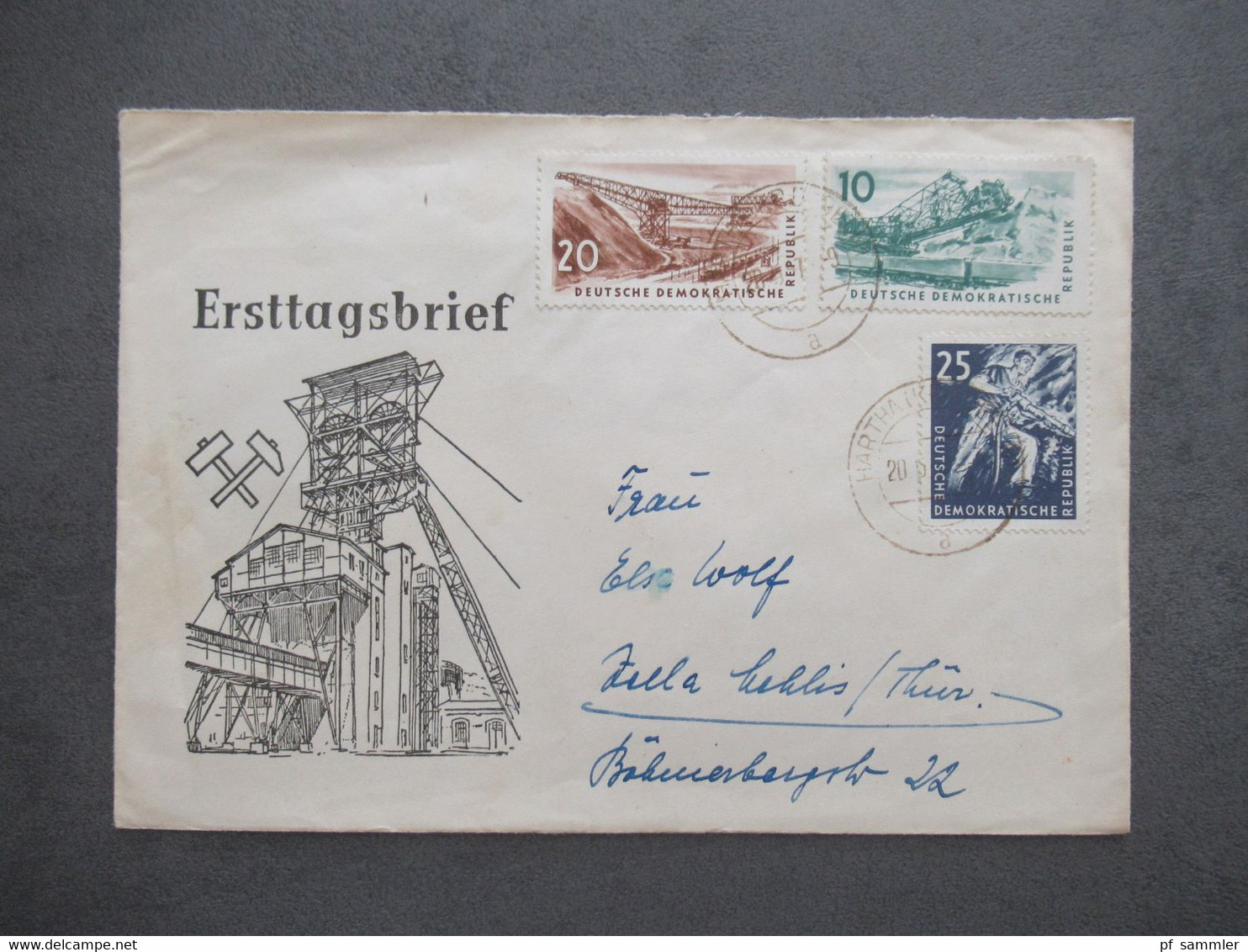 DDR ab 1954 Belegeposten mit 32 Stück Sonderbelege / Sonder PK / FDC Leipziger Messe usw. Stöberposten!