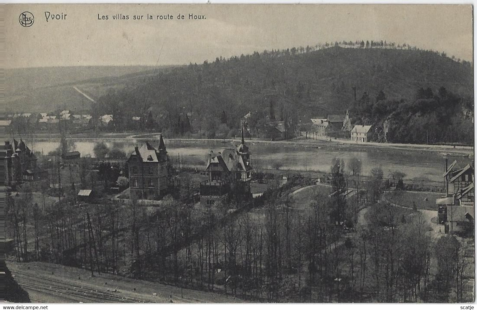 Yvoir   -   Les Villas Sur La Route De Houx.   -    1909 - Yvoir