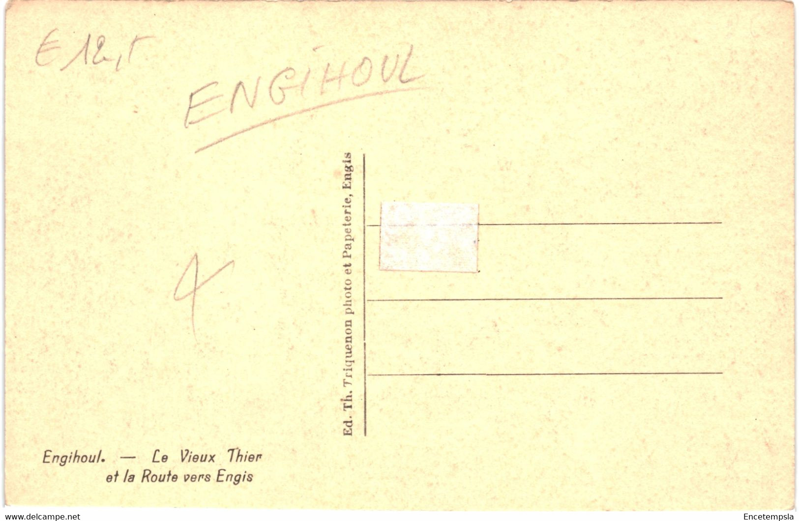 CPA Carte Postale  Belgique  Engihoul Vieux Thier  Route Vers Engis  VM58250ok - Engis