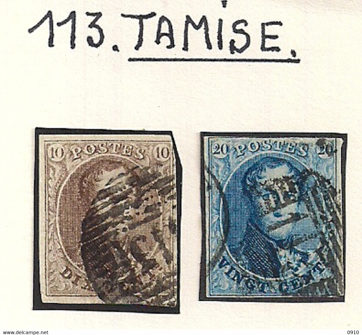 P113 TAMISE NR.6+7 - 1851-1857 Medallions (6/8)