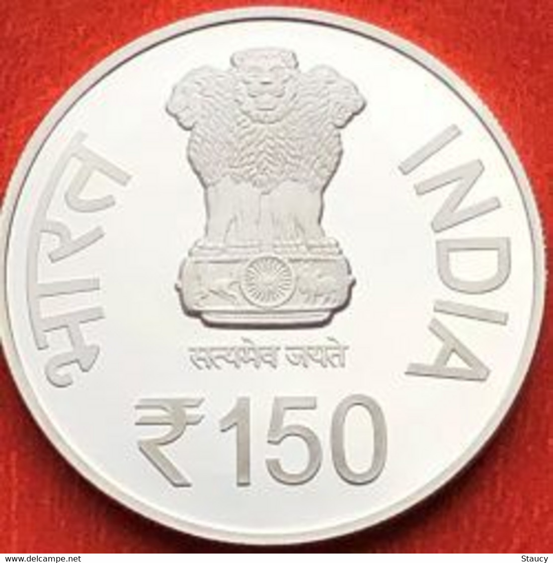 India 2019 150th Birth Anniversary Of MAHATMA GANDHI Rs.150 SILVER UNC Coin SCARCE As Per Scan - Autres – Asie