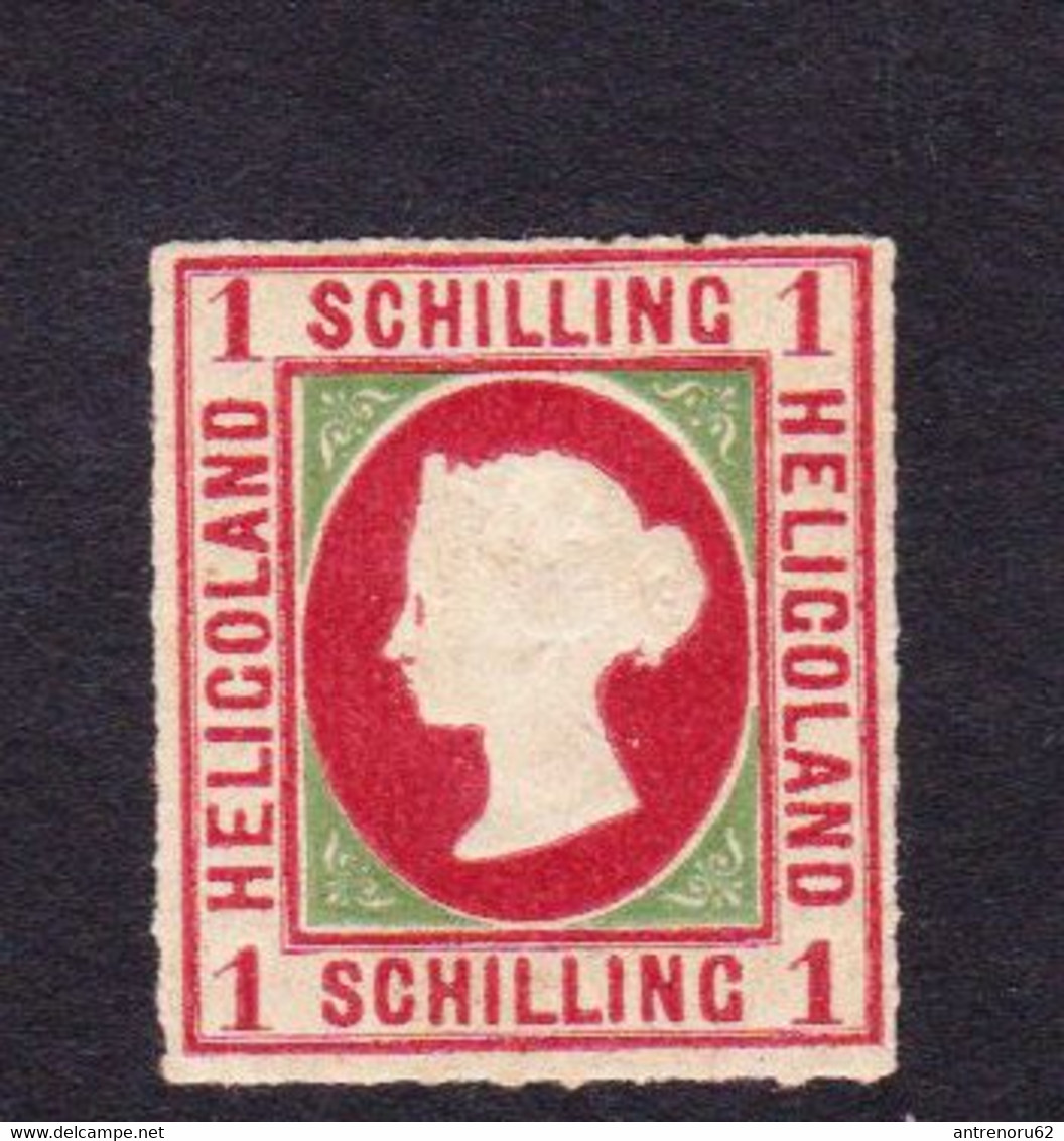 STAMPS-HELIGOLAND-1867-UNUSED-MH*-SEE-SCAN - Helgoland