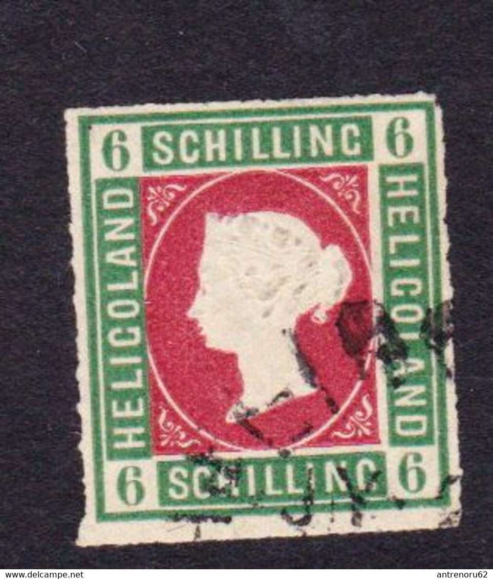 STAMPS-HELIGOLAND-1867-USED-SEE-SCAN-#-4-COTE-450 EURO - Helgoland