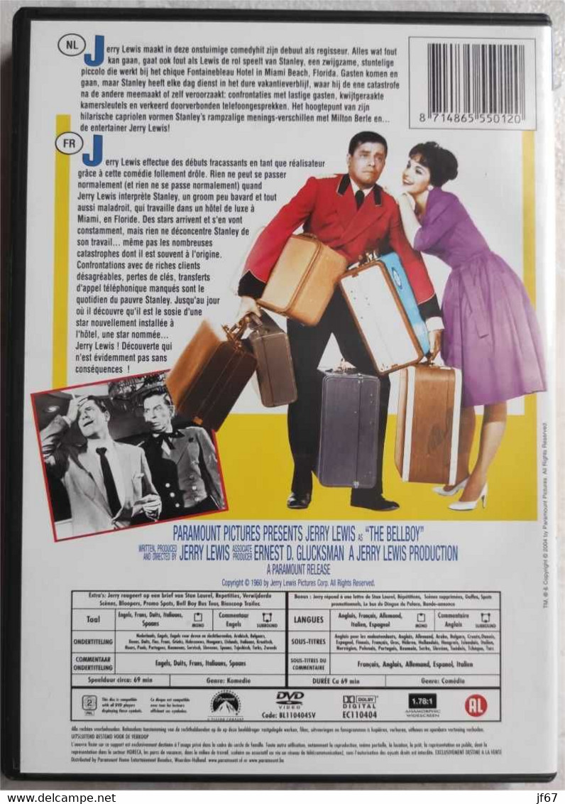 Le Dingue Du Palace (the Bellboy) DVD - Komedie