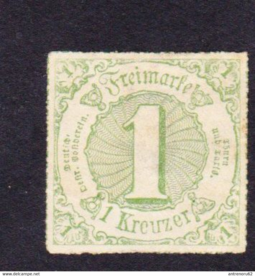 STAMPS-THURN-AND-TAXIS-1859-UNUSED-MH*-SEE-SCAN - Neufs