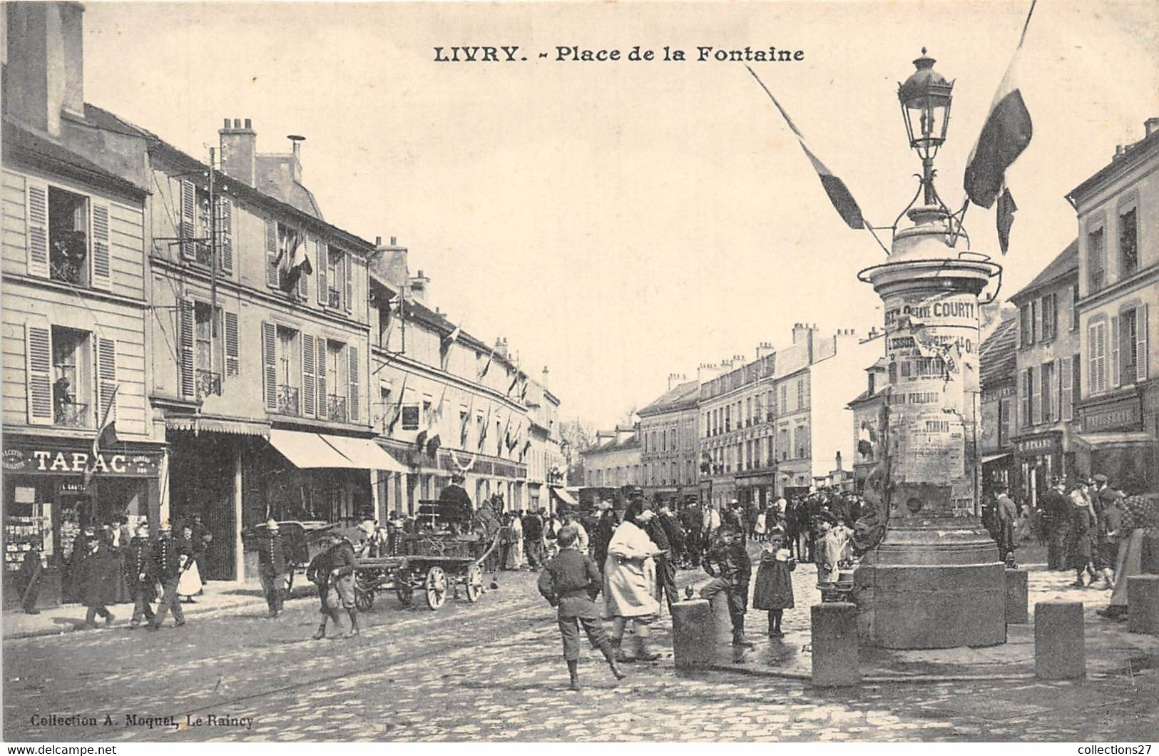 93-LIVRY- PLACE DE LA FONTAINE - Livry Gargan