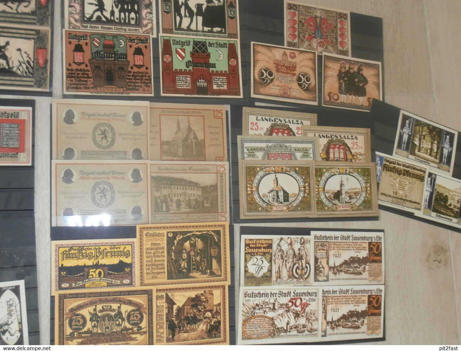 Sammlung 36x Notgeld - Sachsen , Thüringen , Schleswig-Holstein , Niedersachsen , Lippe Detmold !!! - Collections