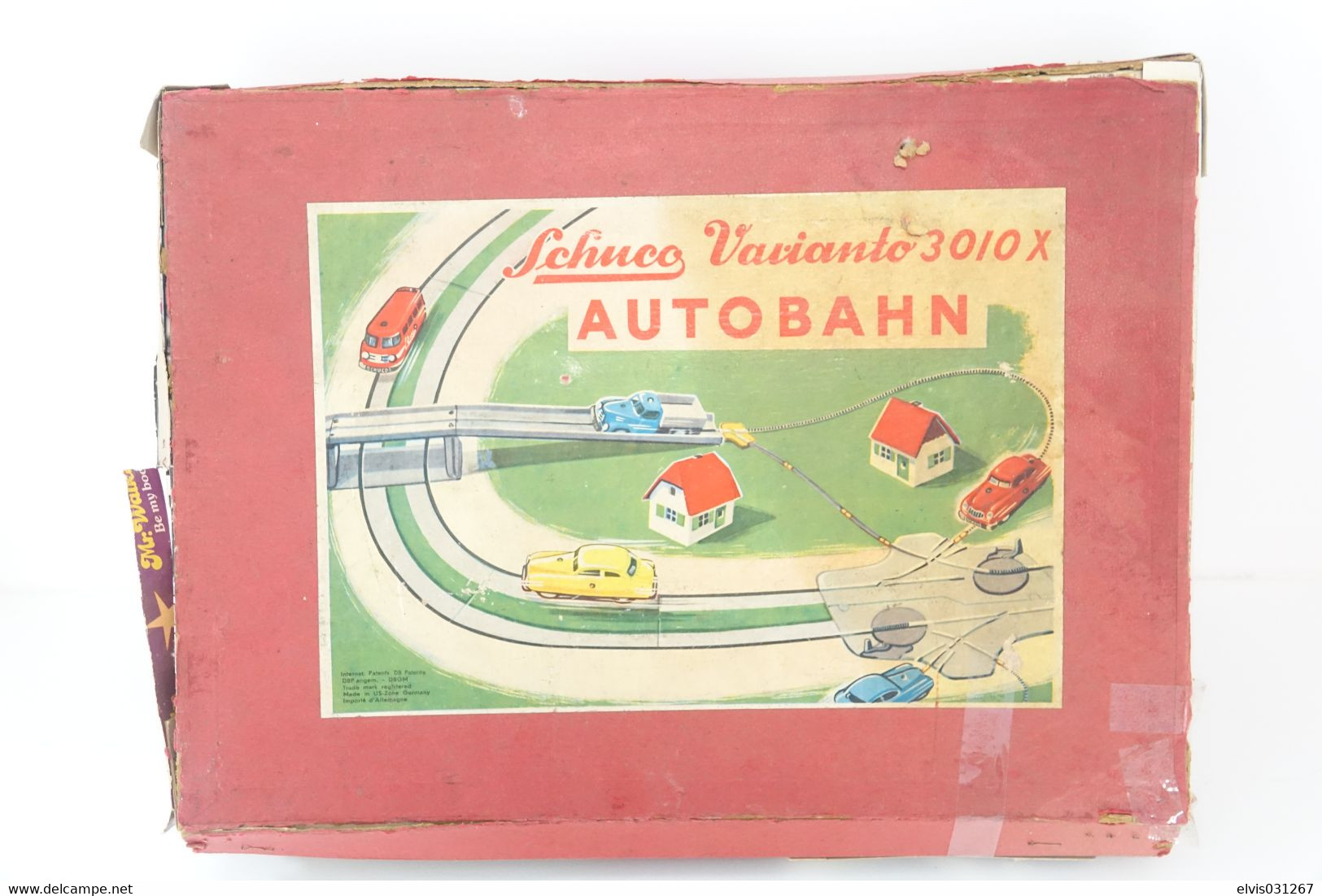 Vintage TIN TOY CAR : Maker SCHUCO - VARIANTO 10 X AUTOBAHN PARTS : Box - West Germany - Collectors & Unusuals - All Brands