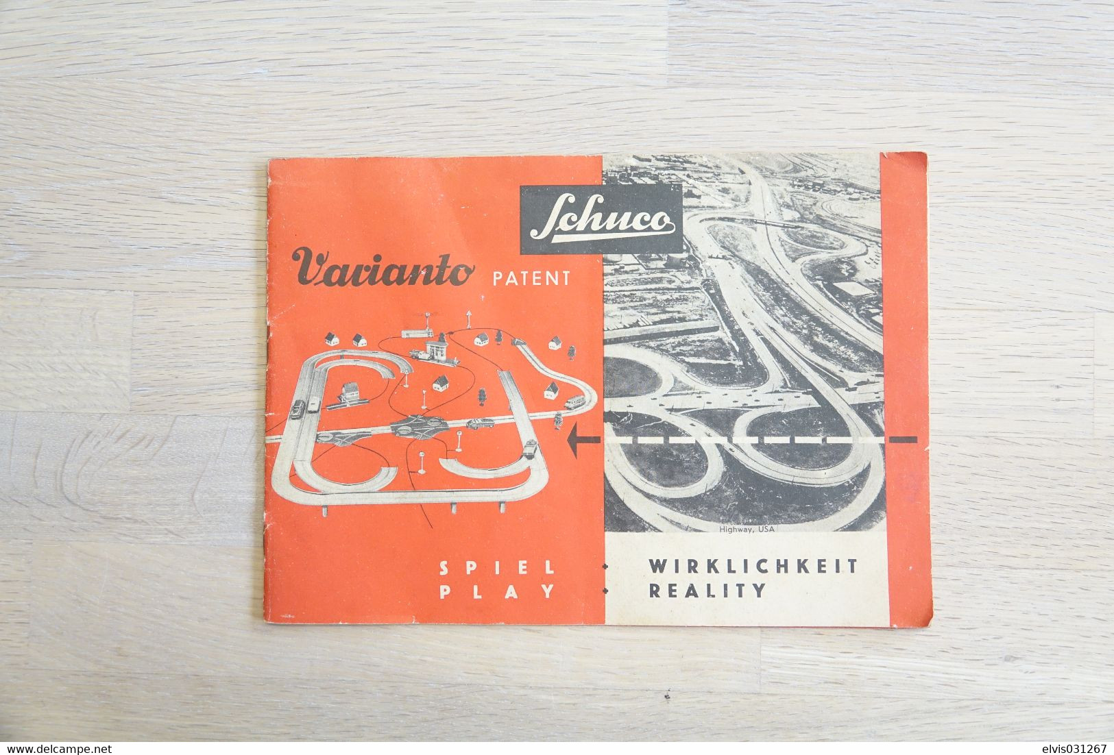 Vintage TIN TOY CAR : Maker SCHUCO - VARIANTO 10 X AUTOBAHN PARTS : Booklet Leaflet Catalog - West Germany - Collectors E Strani - Tutte Marche