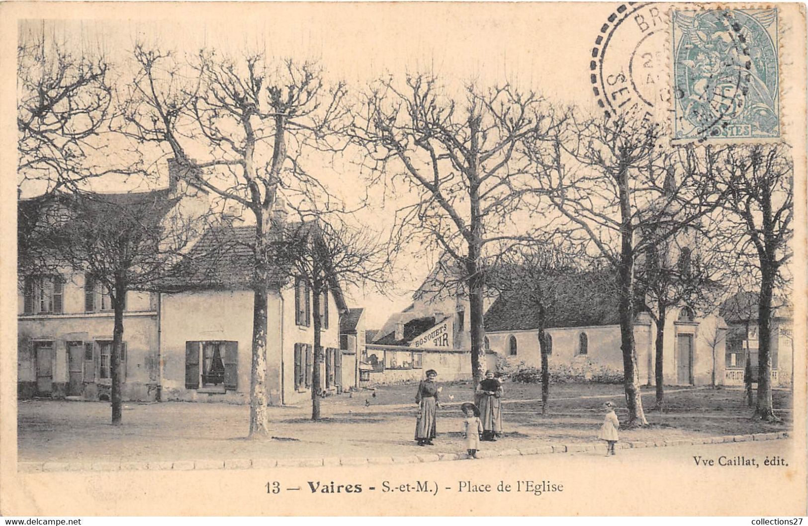 77-VAIRES- PLACE DE L'EGLISE - Vaires Sur Marne