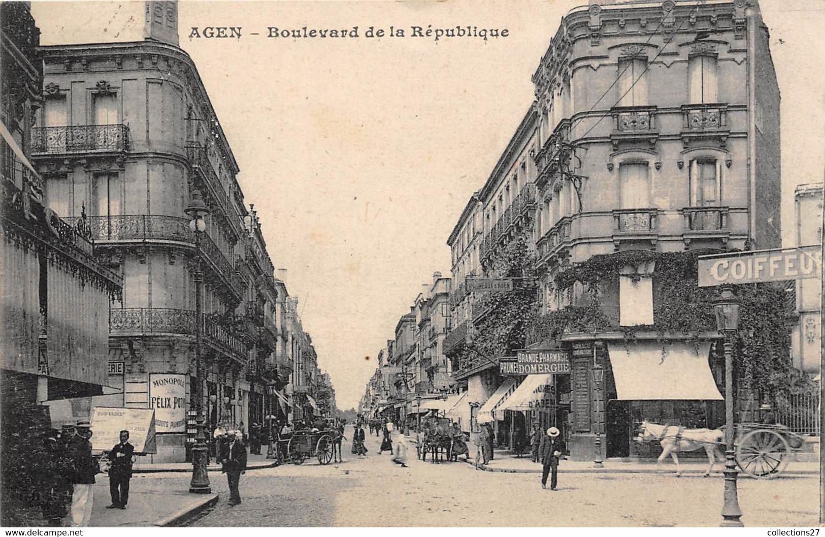 47-AGEN- BOULEVARD DE LA REPUBLIQUE - Agen