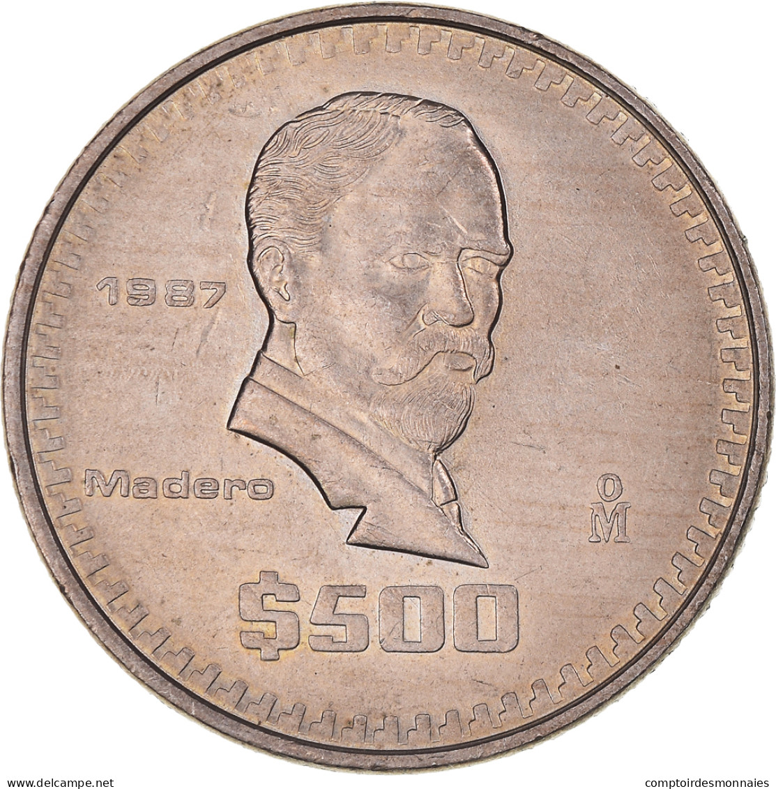 Monnaie, Mexique, 500 Pesos, 1987, Mexico City, TTB+, Cupro-nickel, KM:529 - Mexique