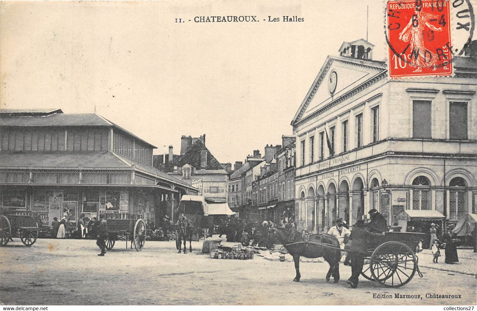 36-CHATEAUROUX- LES HALLES - Chateauroux