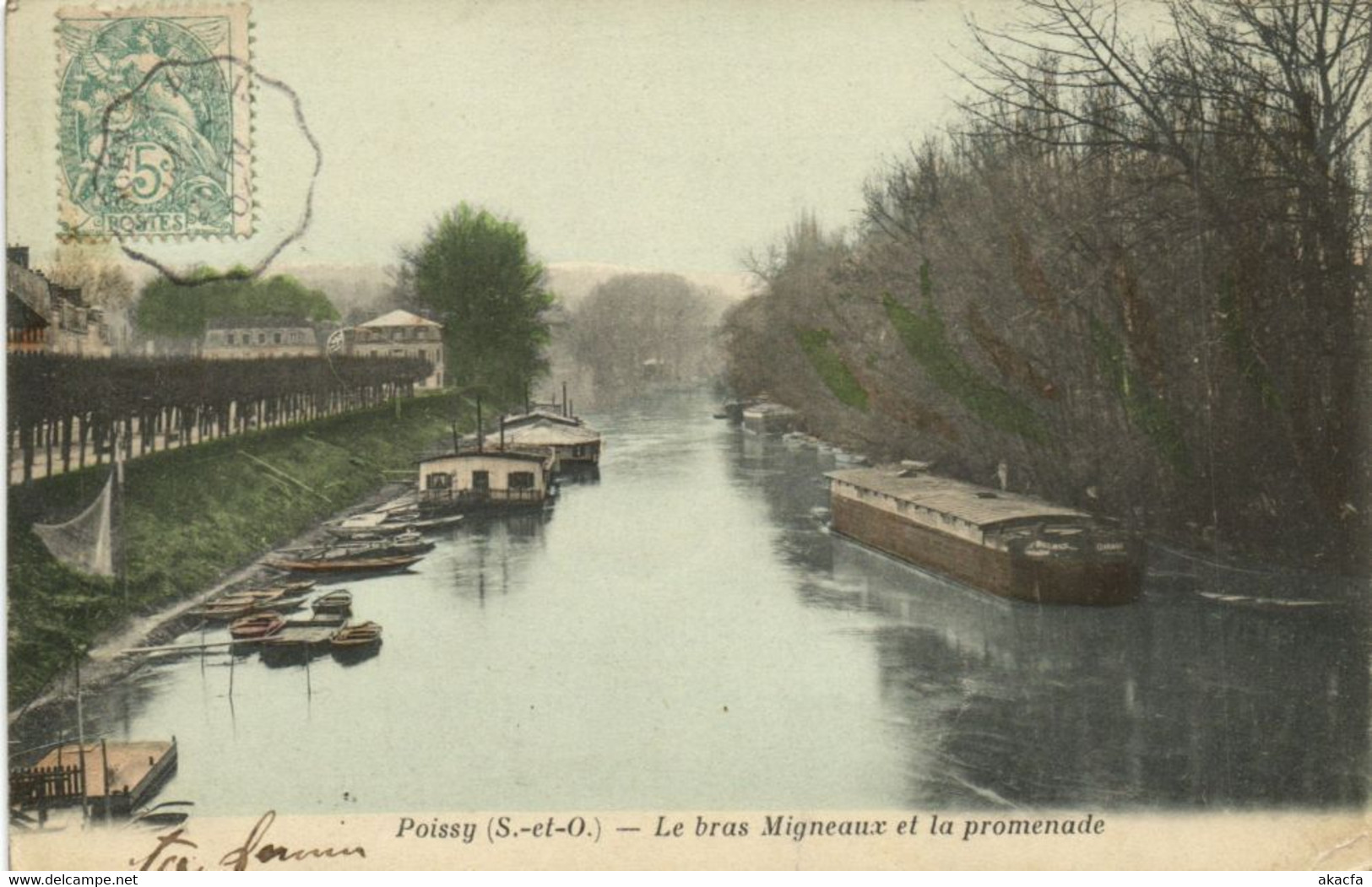 CPA POISSY-Le Bras De Migneaux Et La Promenade (260381) - Poissy