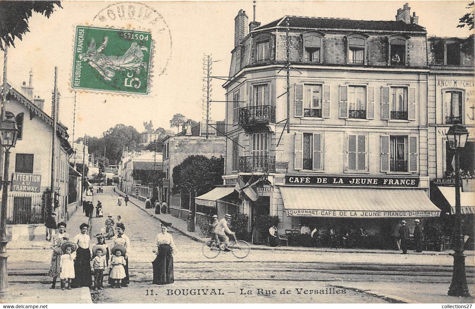 78-BOUGIVAL- LA RUE DE VERSAILLES - Bougival