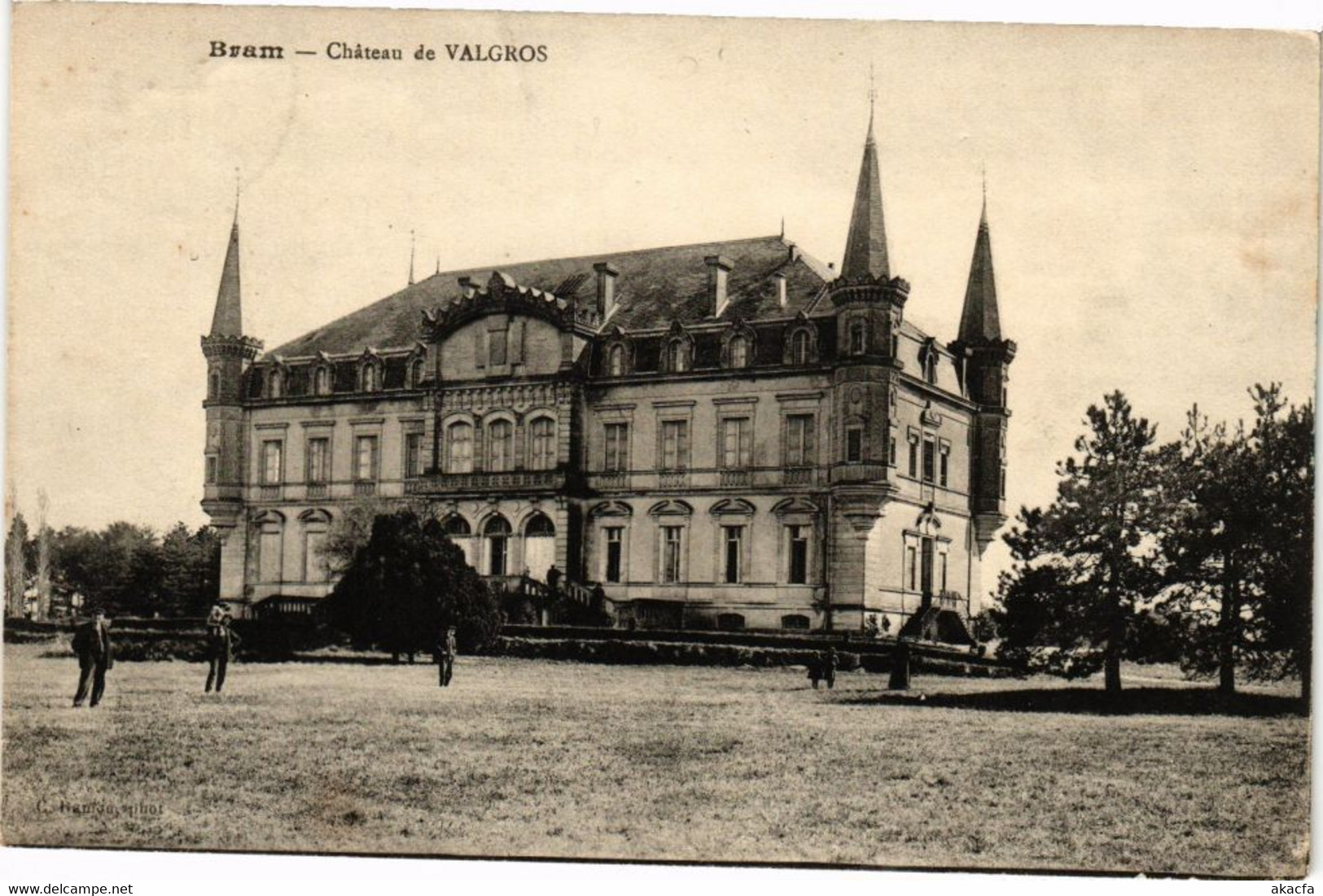 CPA BRAM-Chateau De Valgros (261179) - Bram