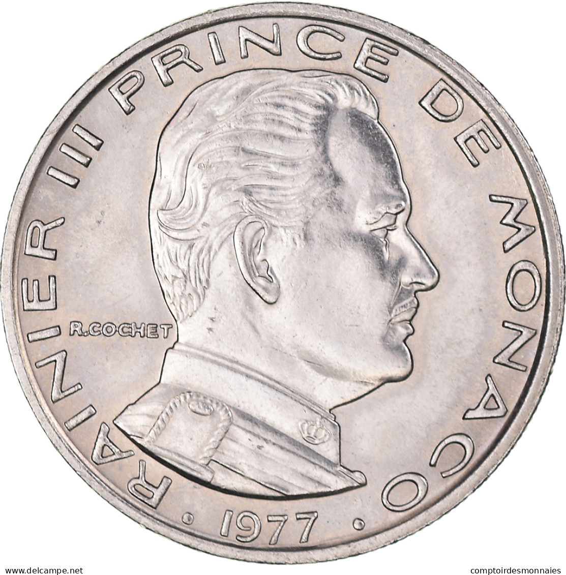 Monnaie, Monaco, Rainier III, Franc, 1977, SUP, Nickel, Gadoury:MC 150, KM:140 - 1960-2001 Nouveaux Francs