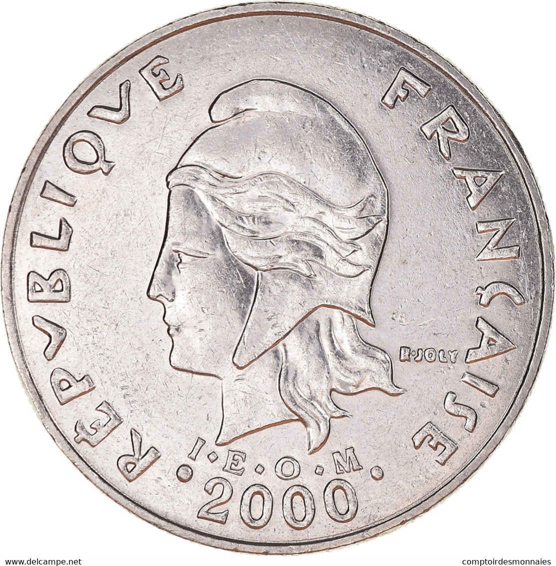 Monnaie, Polynésie Française, 20 Francs, 2000, Paris, TTB+, Nickel, KM:9 - Frans-Polynesië