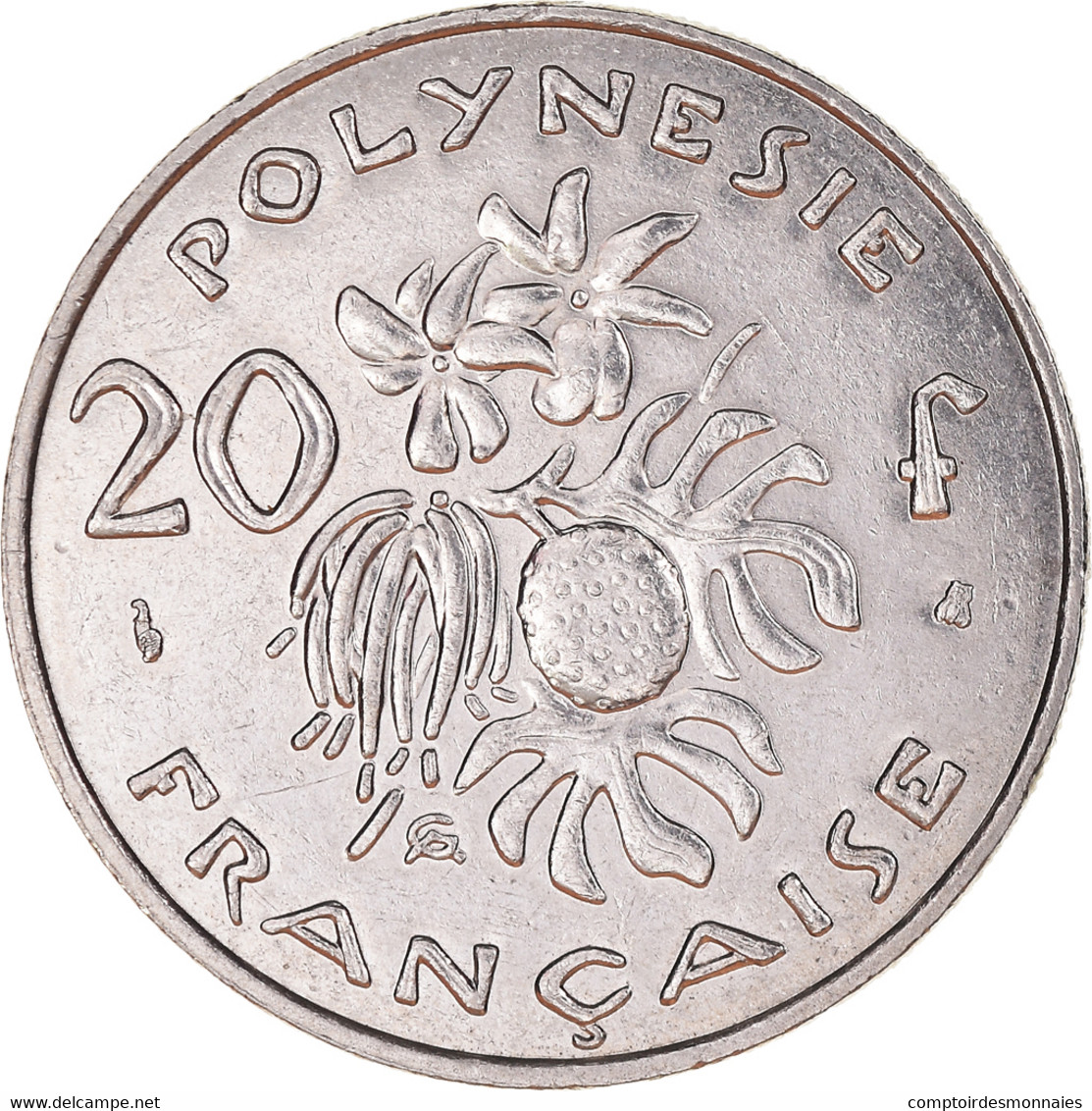 Monnaie, Polynésie Française, 20 Francs, 2000, Paris, TTB+, Nickel, KM:9 - Frans-Polynesië