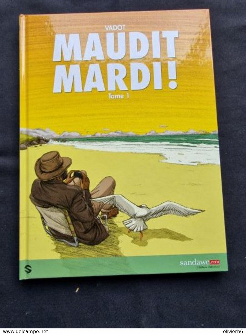 BANDE DESSINéE BD - ALBUM Dédicacé MAUDIT MARDI ! 1 (4 Vues) Nicolas VADOT Edition Sandawe - Dedicados