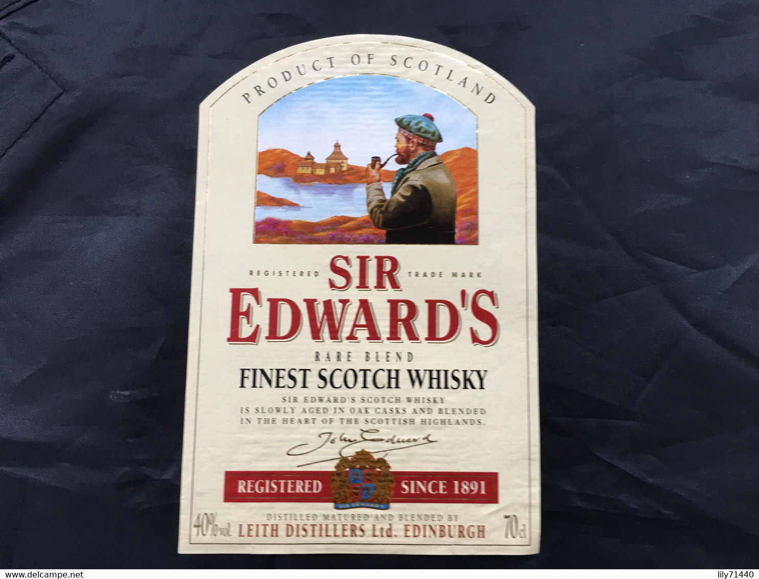 Ancienne étiquette De Scotch Whisky Old Label - Whisky