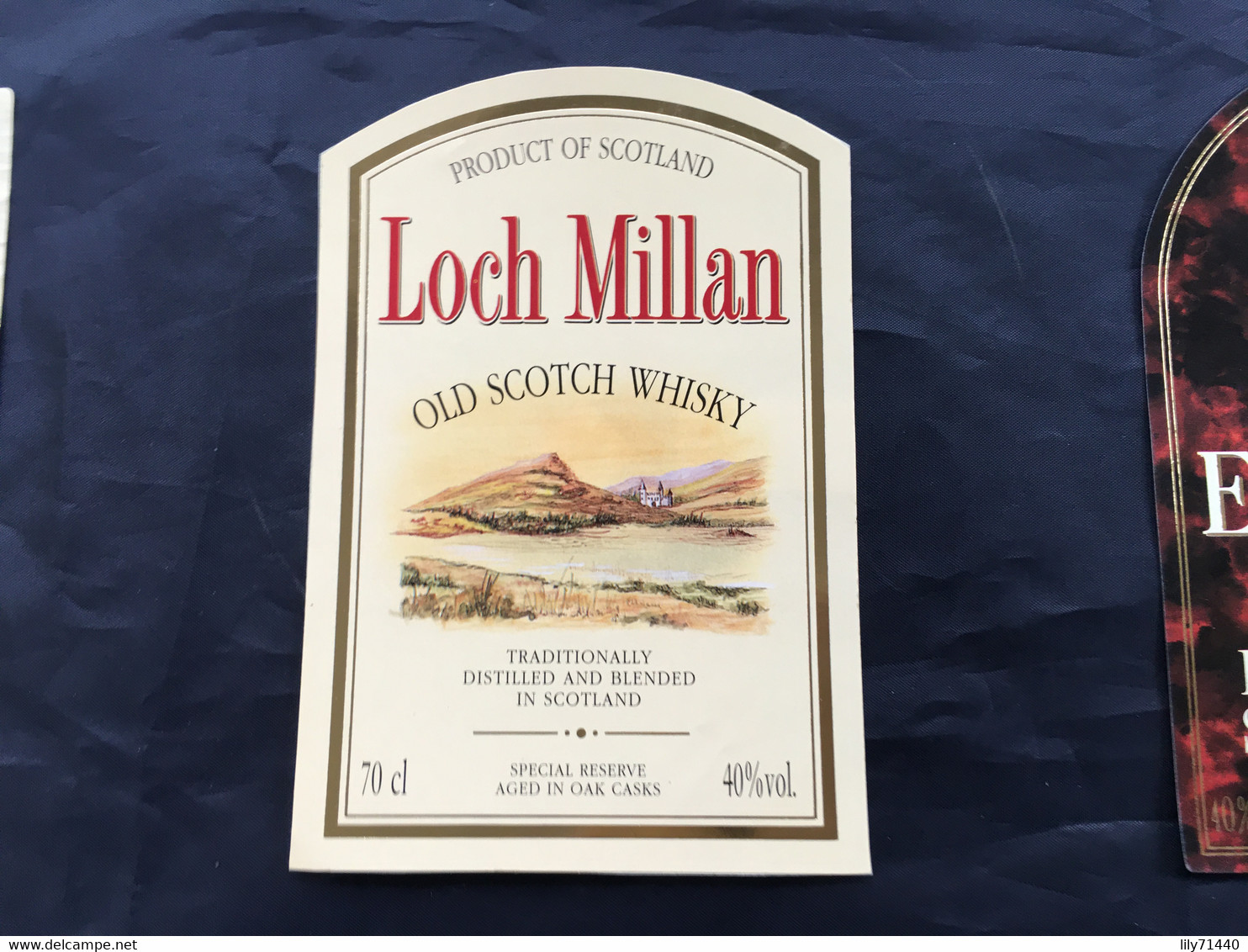 Ancienne étiquette De Scotch Whisky Old Label - Whisky