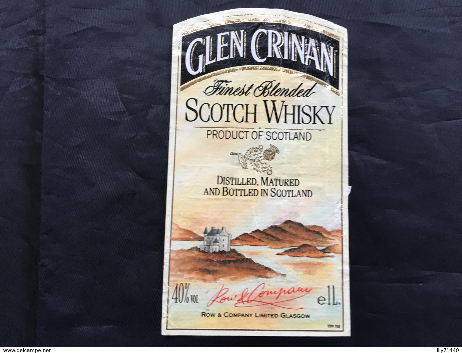 Ancienne étiquette De Scotch Whisky Old Label - Whisky