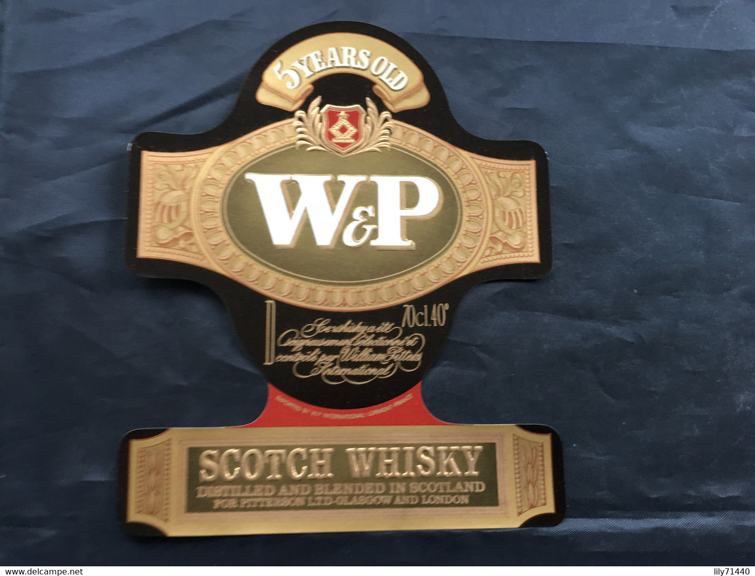 Ancienne étiquette De Scotch Whisky Old Label - Whisky