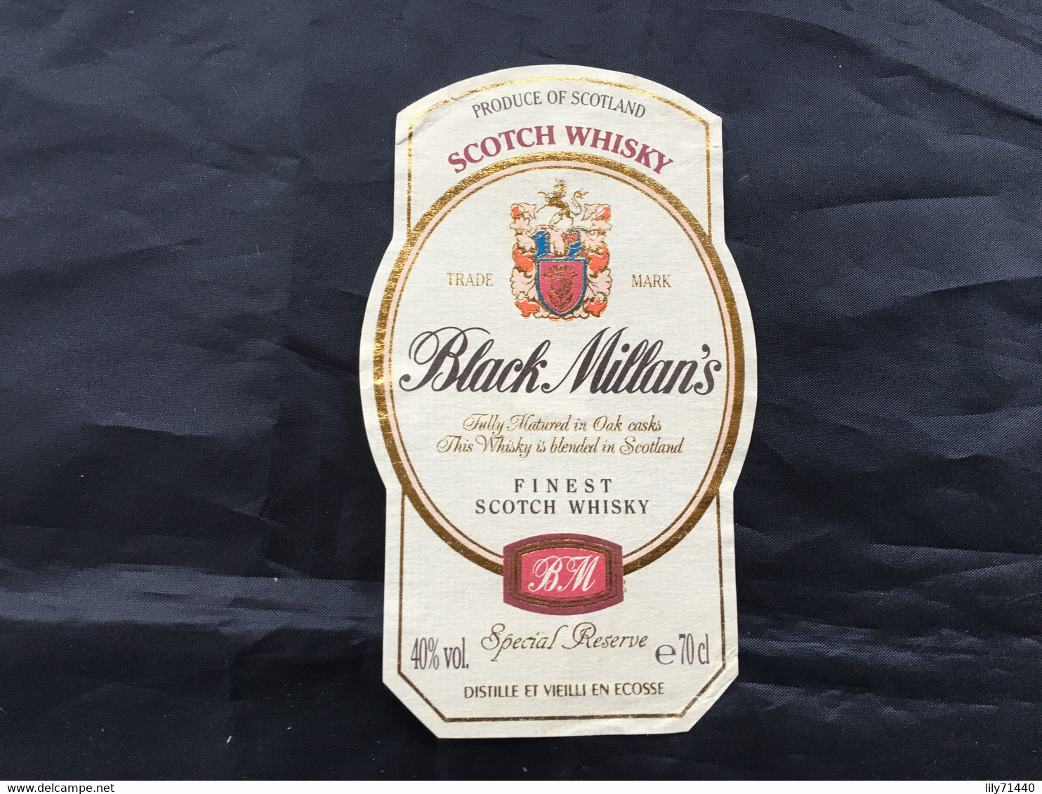 Ancienne étiquette De Scotch Whisky Old Label - Whisky