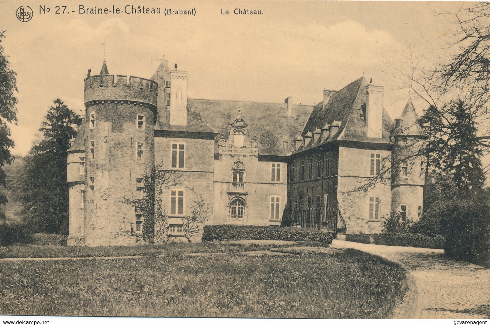 BRAINE LE CHATEAU  LE CHATEAU        2 SCANS - Kasteelbrakel