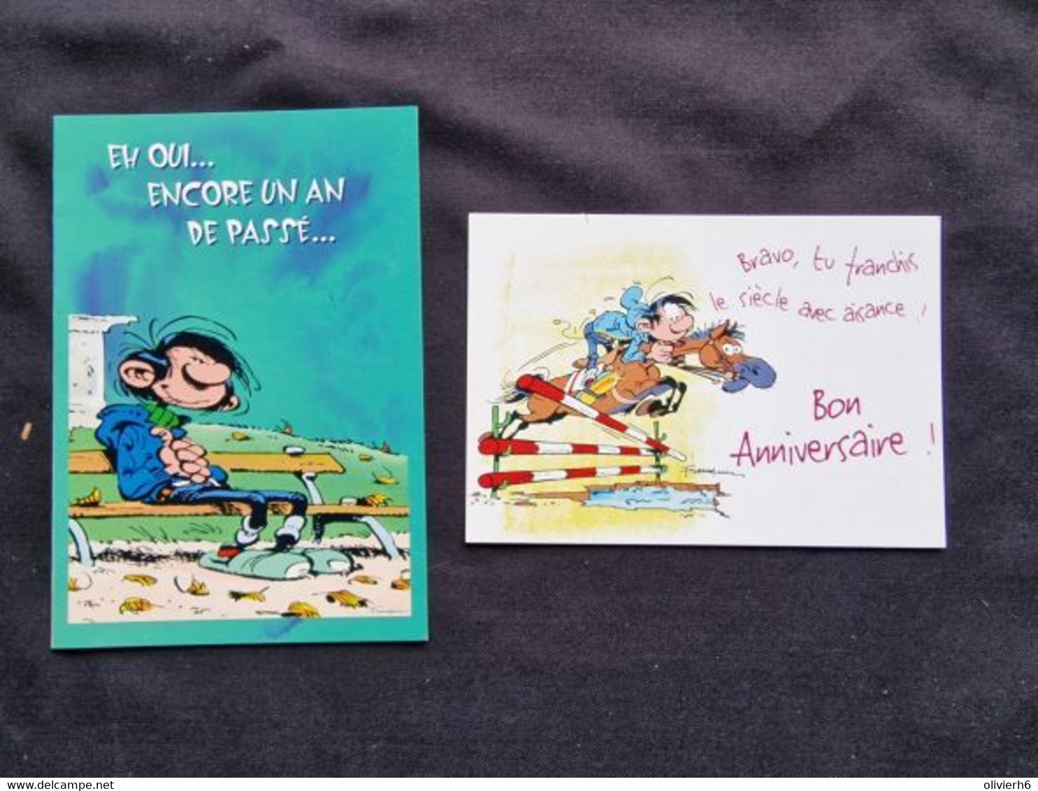 BANDE DESSINéE BD - LOT FRANQUIN (7 Vues) 3 Papier à Lettre Edition Pelletier 1951, 2 CP Gaston, 7 CP Spirou Et Fantasio - Opdrachten