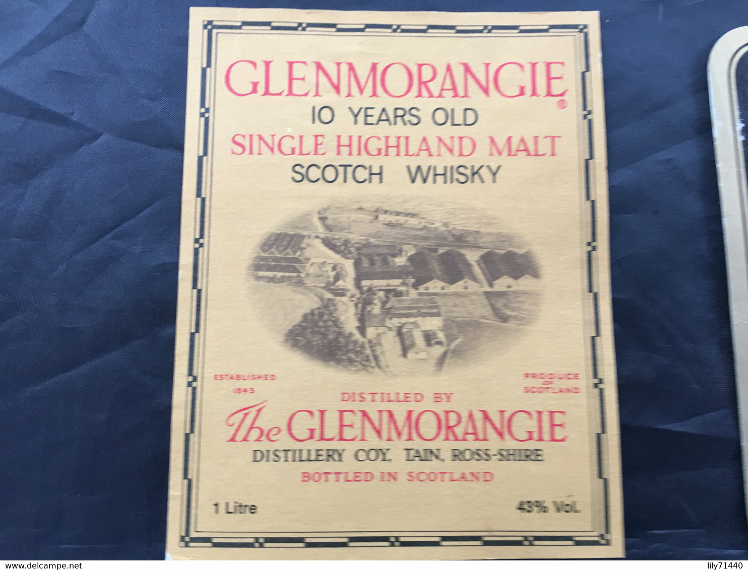 Ancienne étiquette De Scotch Whisky Old Label - Whisky