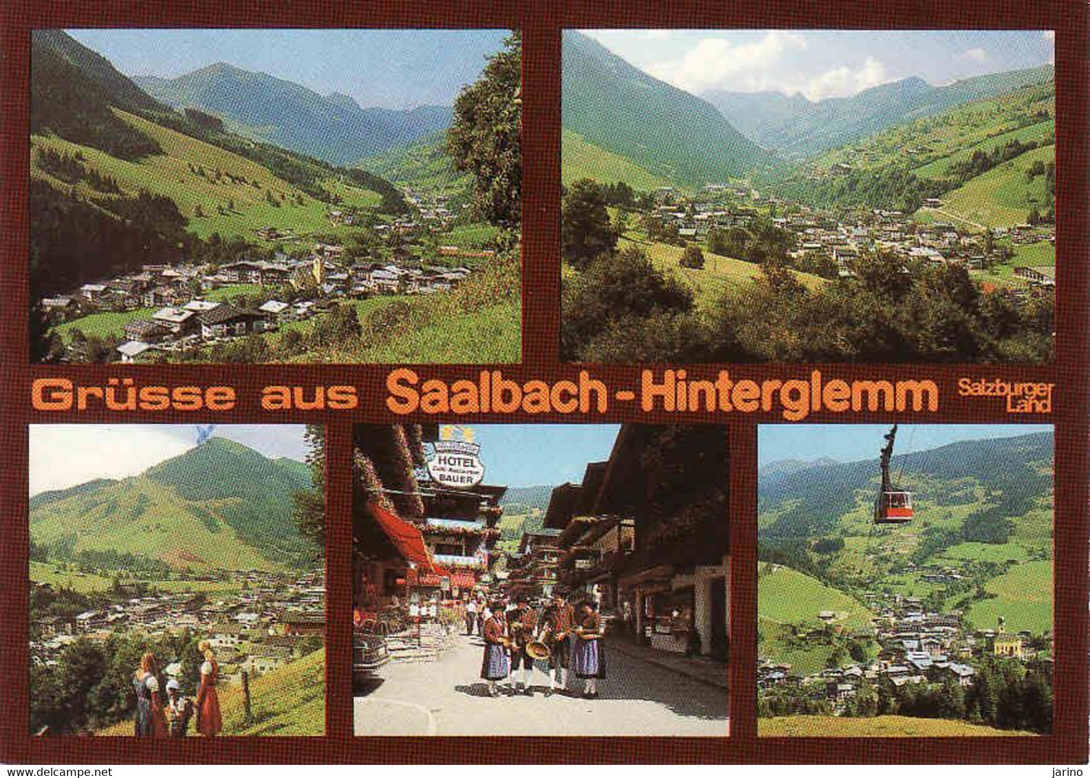 Rakúsko, Salzburg > Saalbach - Hinterglemm, Bezirk Zell Am See, Used 1984 - Saalbach