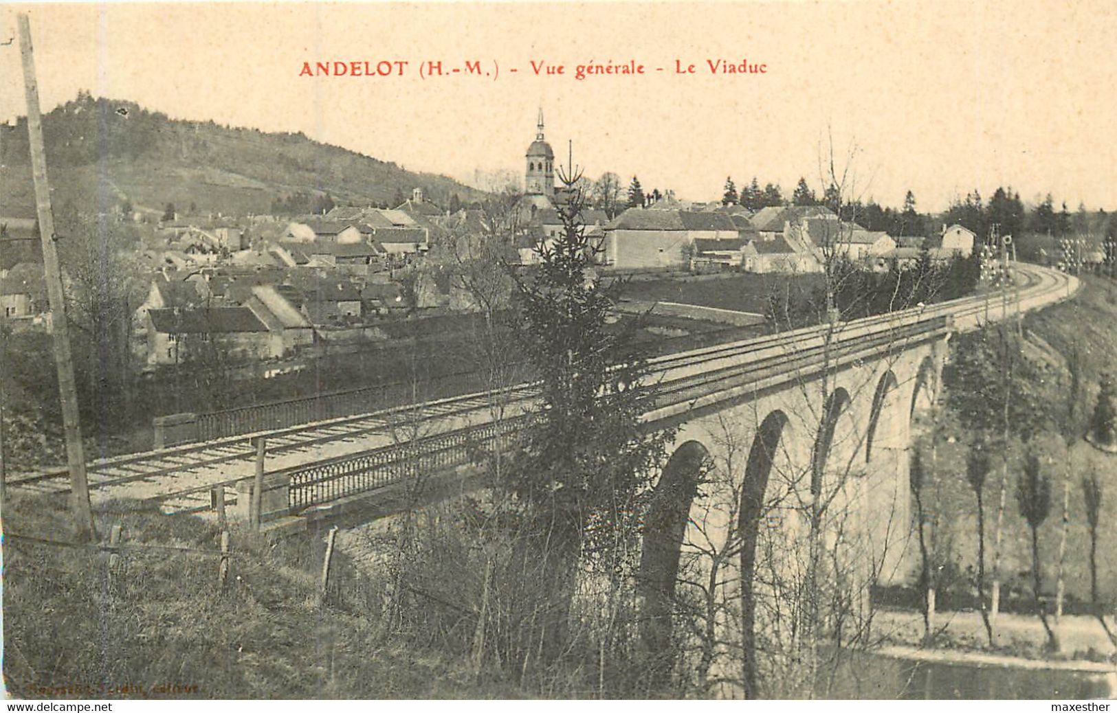 ANDELOT Vue Générale Le Viaduc - Andelot Blancheville