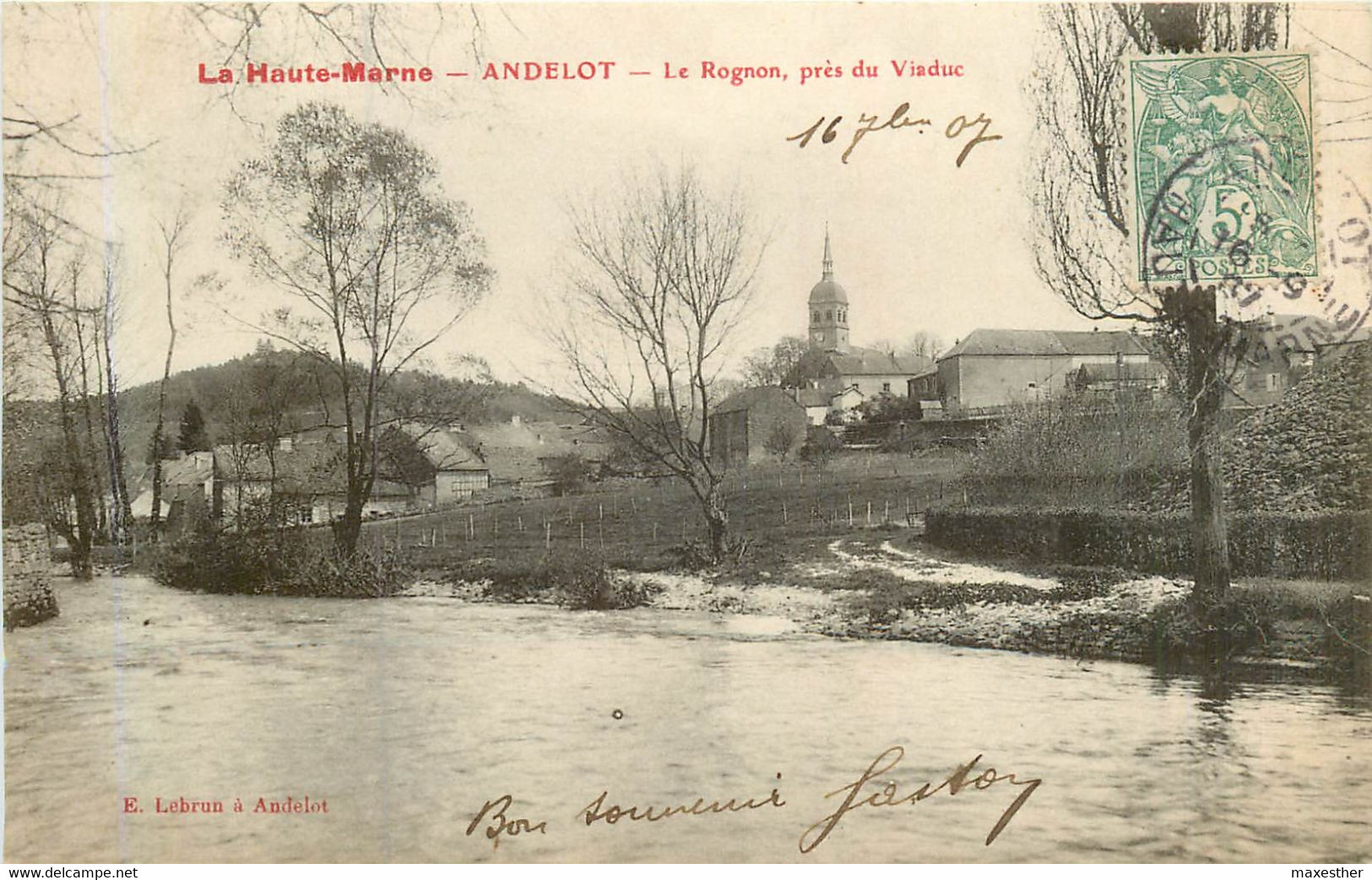 ANDELOT Le Rognon Près Du Viaduc - Andelot Blancheville