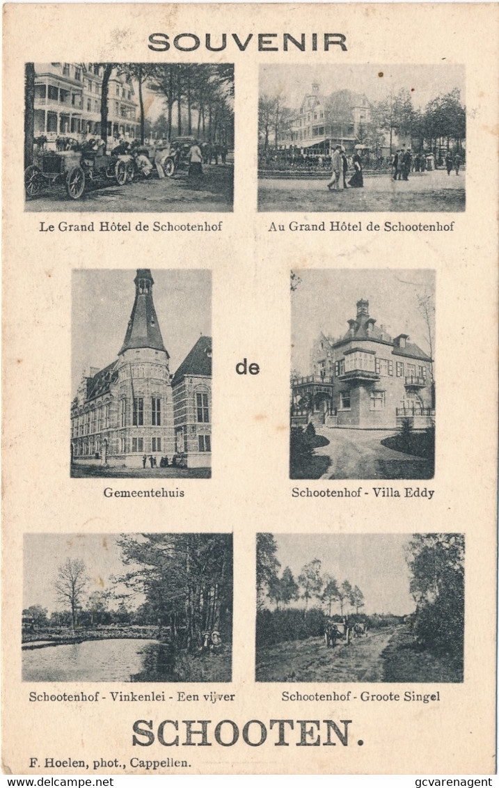 SCHOTEN    SOUVENIR DE SCHOOTEN        2 SCANS - Schoten