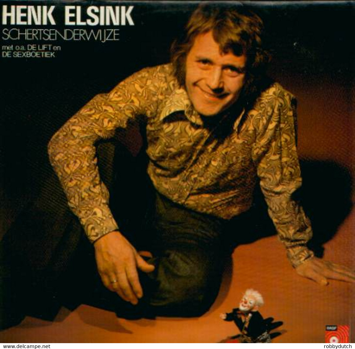 * LP *  HENK ELSINK - SCHERTSENDERWIJZE (Holland 1972 EX-) - Humour, Cabaret