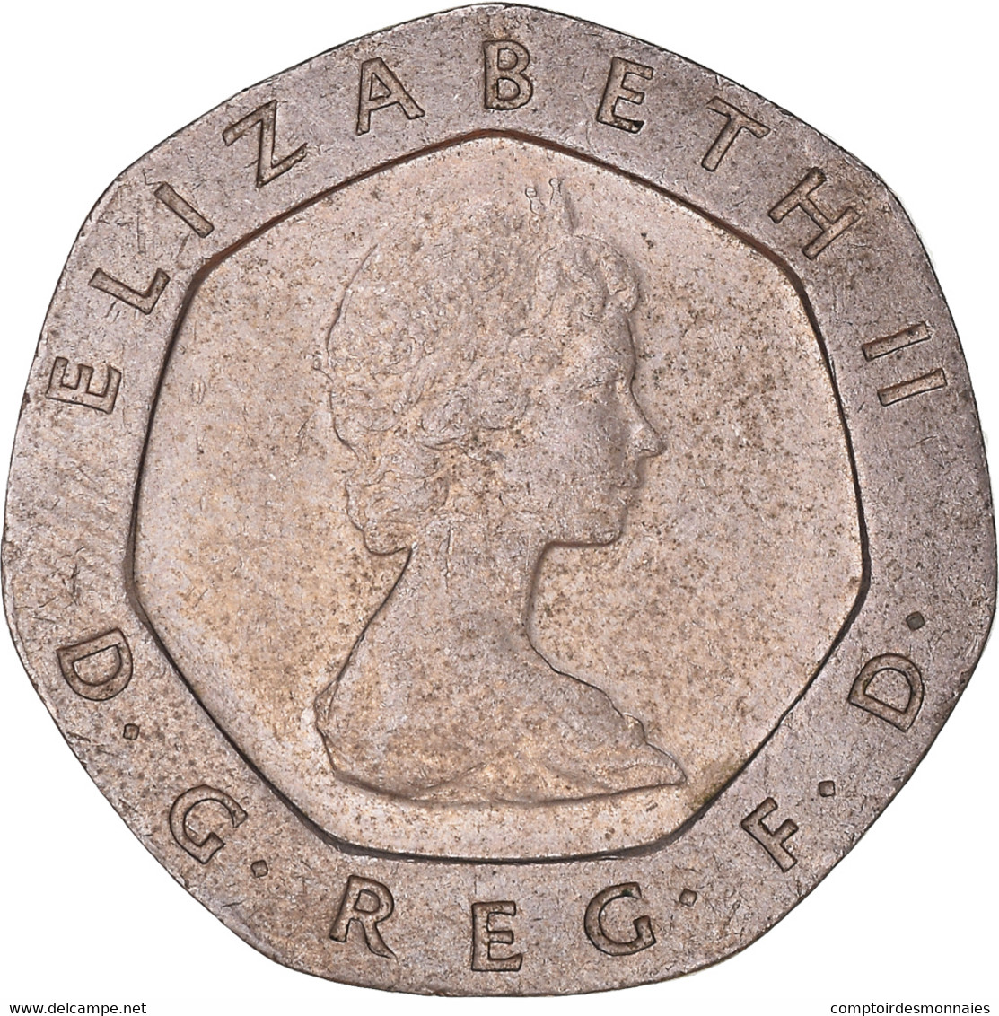 Monnaie, Grande-Bretagne, Elizabeth II, 20 Pence, 1982, TTB, Cupro-nickel - 20 Pence