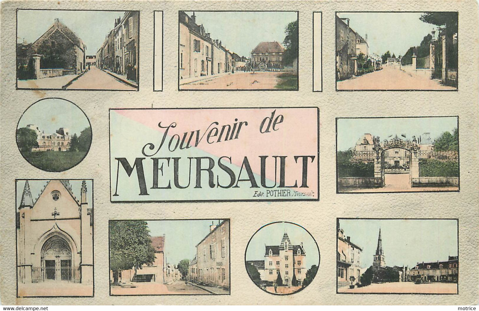 MEURSAULT - Souvenir, Carte Multi-vues. - Meursault
