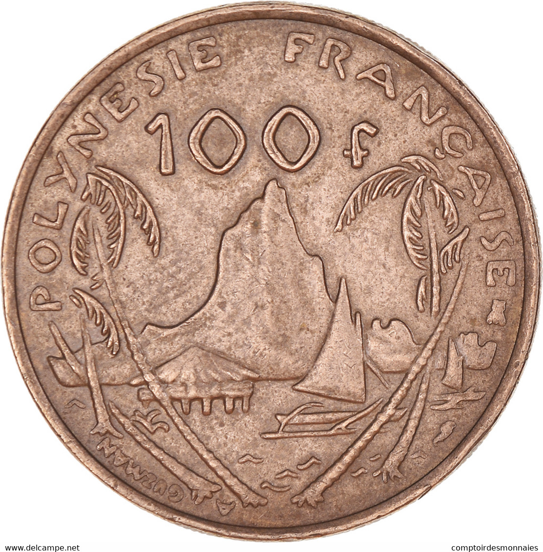 Monnaie, Polynésie Française, 100 Francs, 1998, Paris, TTB, Nickel-Bronze - Frans-Polynesië