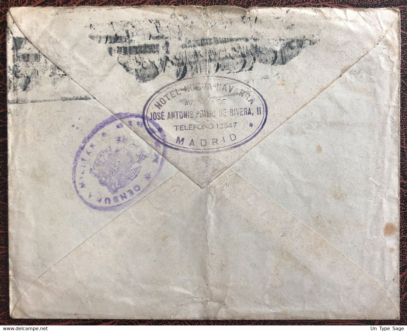 Espagne, Divers Sur Enveloppe Censurée - Madrid 1939 - (B3992) - Covers & Documents