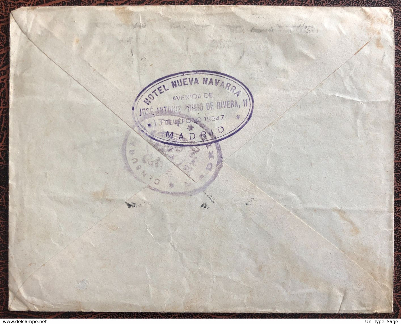 Espagne, Divers Sur Enveloppe Censurée - Madrid 1939 - (B4010) - Storia Postale