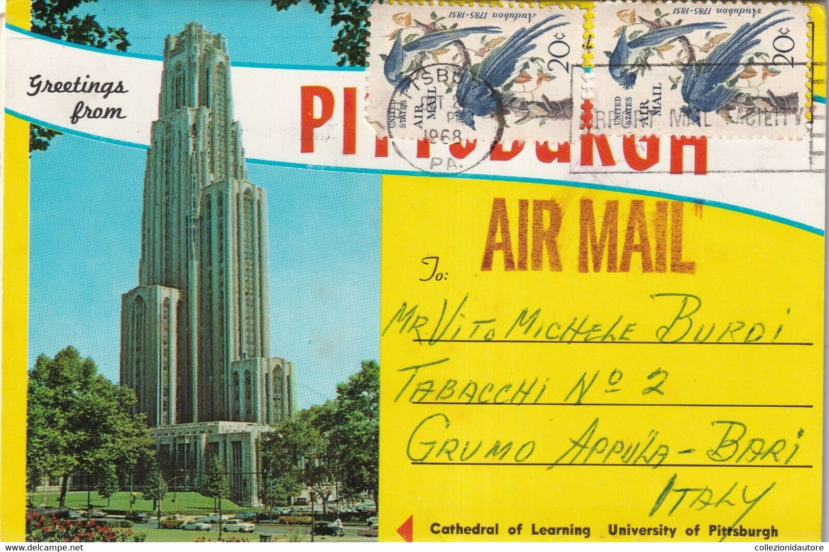 USA - PENNSYLVANIA - GREETINGS FROM PITTSBURGH - CARTOLINA A FISARMONICA SPEDITA NEL 1968 - Pittsburgh