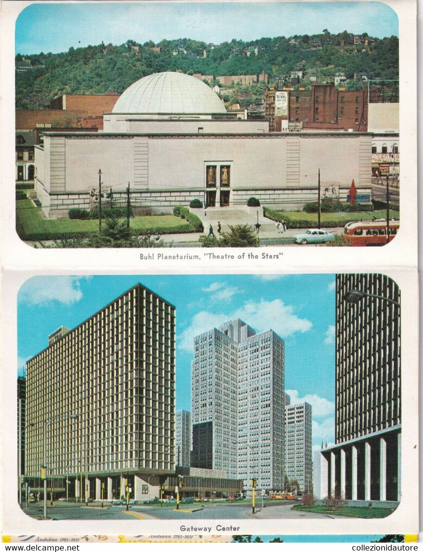 USA - PENNSYLVANIA - GREETINGS FROM PITTSBURGH - CARTOLINA A FISARMONICA SPEDITA NEL 1968 - Pittsburgh