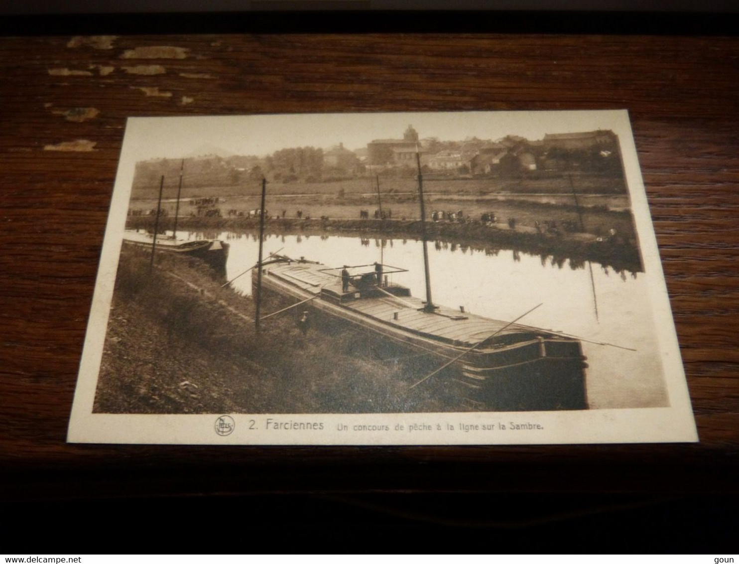 Cpa Farciennes Concours De Pêche - Farciennes